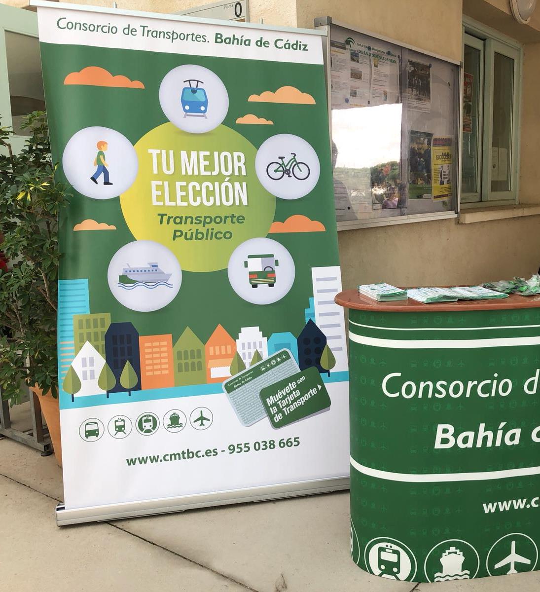 El Consorcio de Transportes de la bahía de Cádiz organiza diversas actividades, con motivo de la celebración de la Semana Europea de la Movilidad 2018